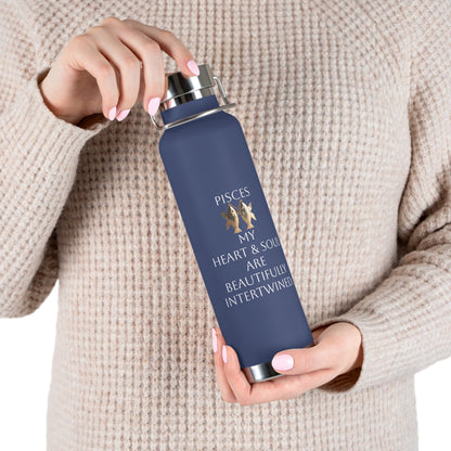 ✨🔮 Enchanted Pisces Copper Insulated Bottle – 22oz of Temperature Magic! 🔮✨