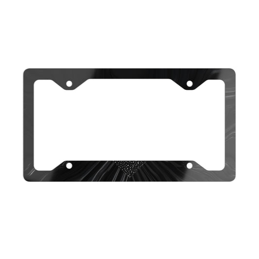 ✨🚗 The Enchanted Drive: Glossed Glory License Plate Frame – Luxury Custom Metal Accent 💎🌙