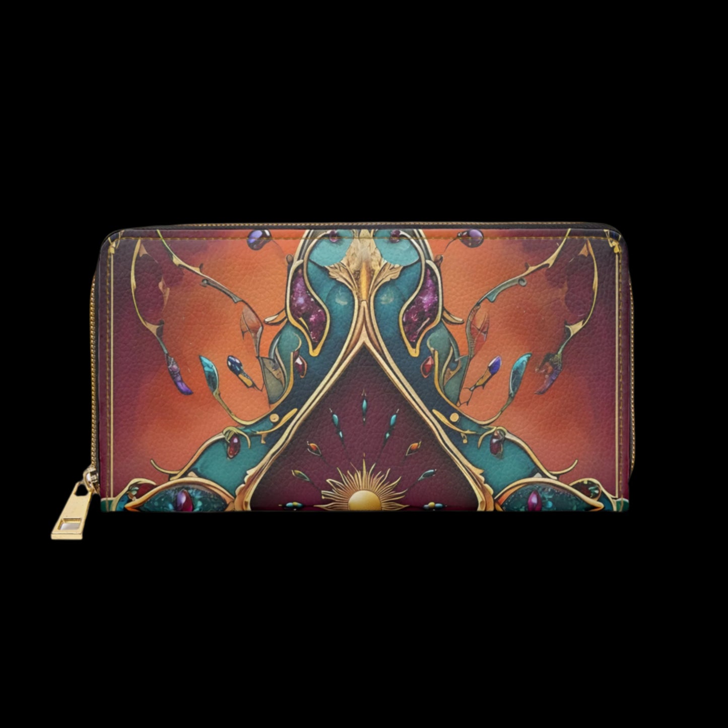 💎✨ Mystical Magic: The Enchanted Zippered Wallet of Elegance & Wonder 🔮💖🌙