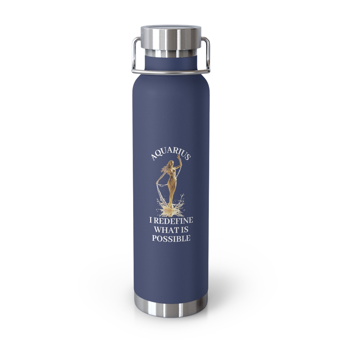 ✨🔮 Enchanted Aquarius Copper Insulated Bottle – 22oz of Temperature Magic! 🔮✨