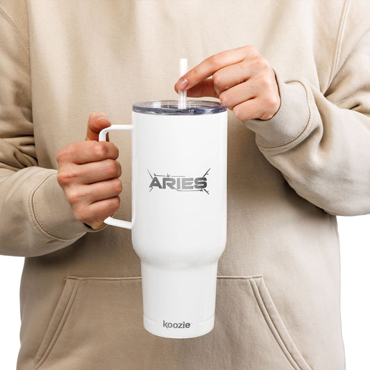 Cosmic Aries Signatures ✨ 40oz Engraved Zodiac Tumbler