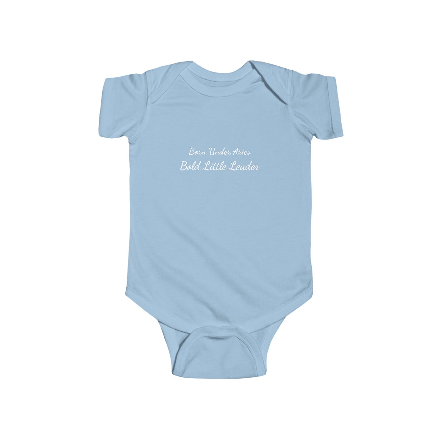 💫 The Born Under™ Collection – Aries Edition 💫 Bold Little Leader Infant Onesie