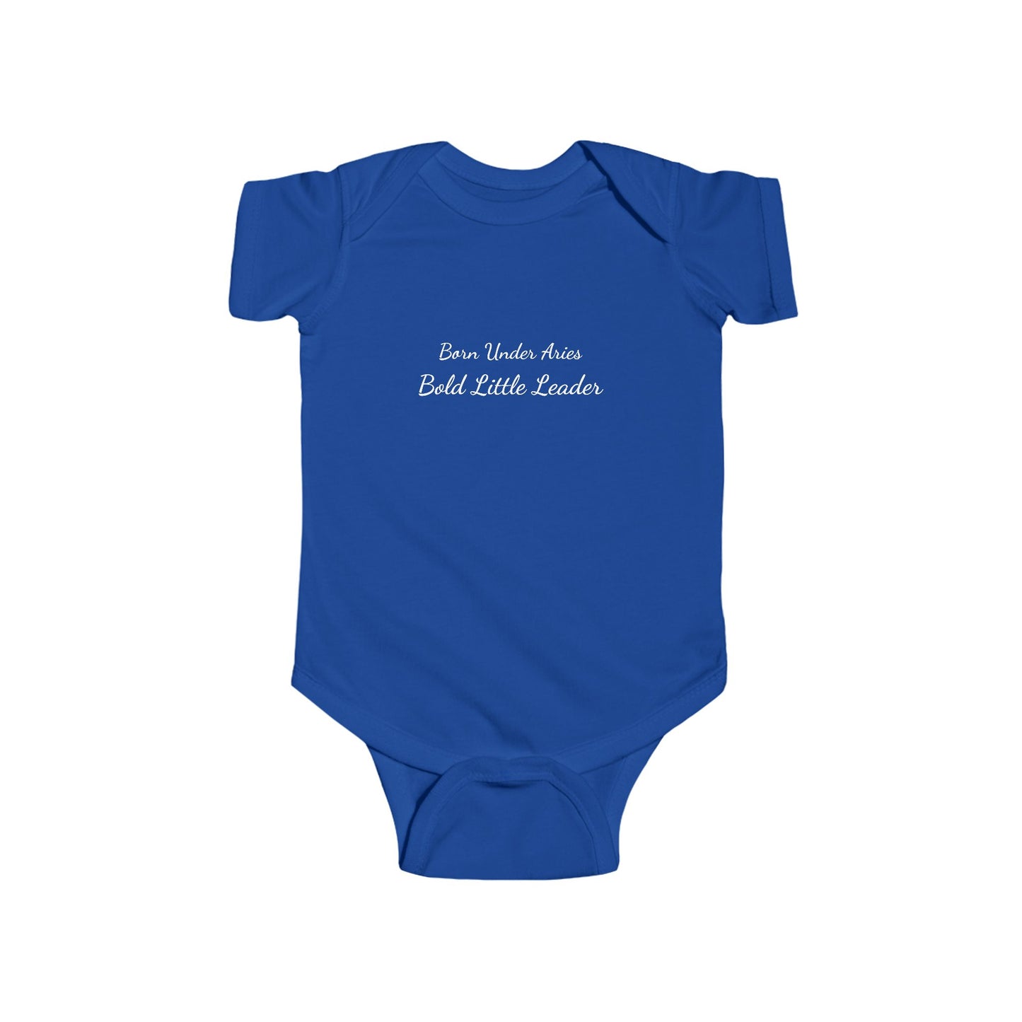 💫 The Born Under™ Collection – Aries Edition 💫 Bold Little Leader Infant Onesie