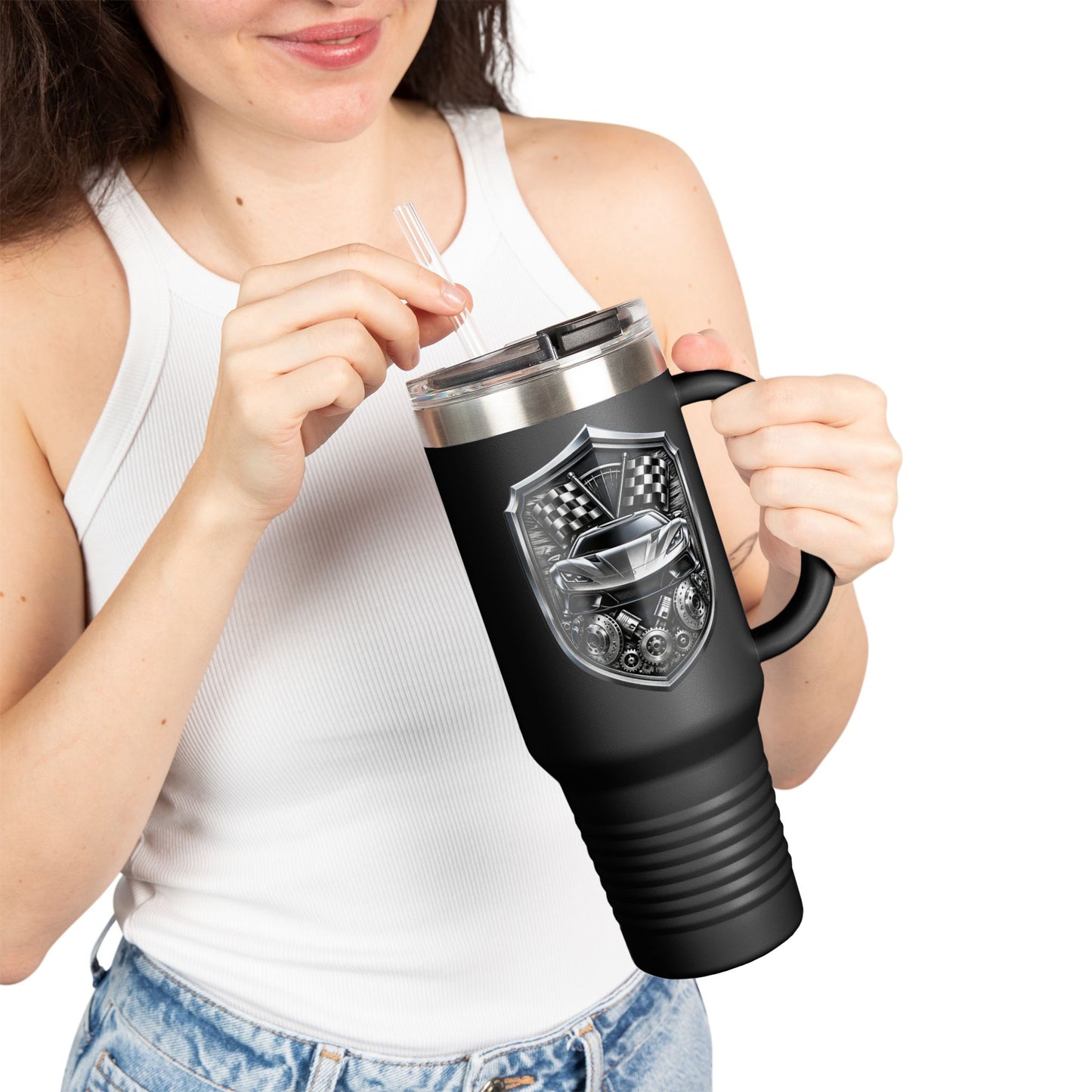 🤍 Enchanted Emblem Travel Tumbler 🤍