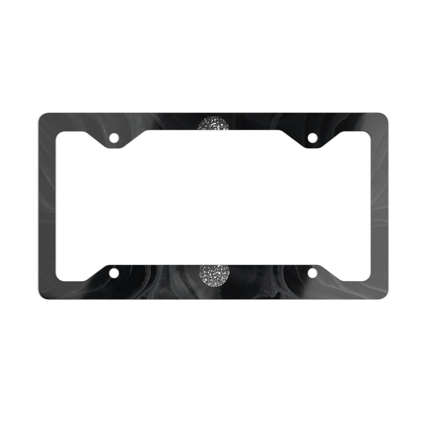 ✨🚗 The Enchanted Drive: Glossed Glory License Plate Frame – Luxury Custom Metal Accent 💎🌙