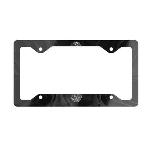 ✨🚗 The Enchanted Drive: Glossed Glory License Plate Frame – Luxury Custom Metal Accent 💎🌙