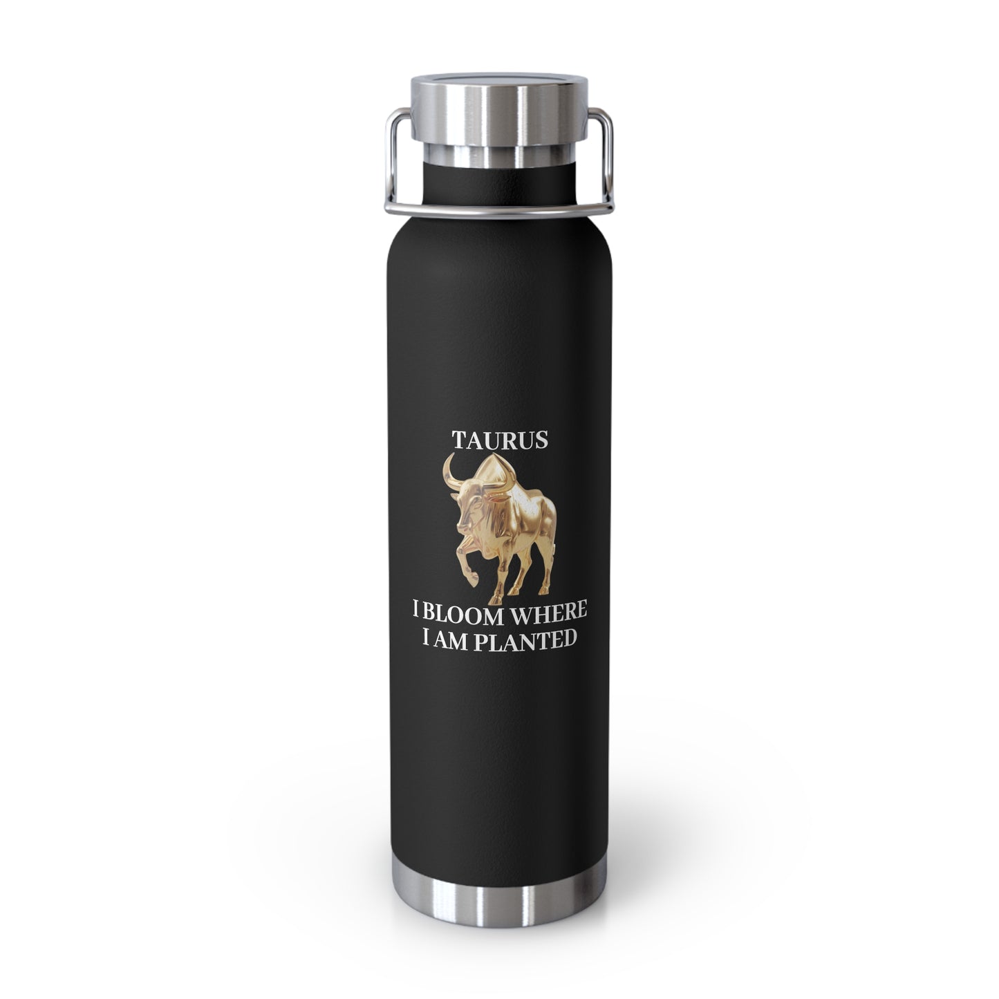 ✨🔮 Enchanted Taurus Copper Insulated Bottle – 22oz of Temperature Magic! 🔮✨