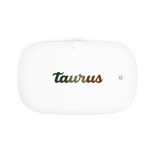 ♉ Aurora UV Phone Sanitizer & Fast Wireless Charging Pad – Taurus Edition 🌿♉