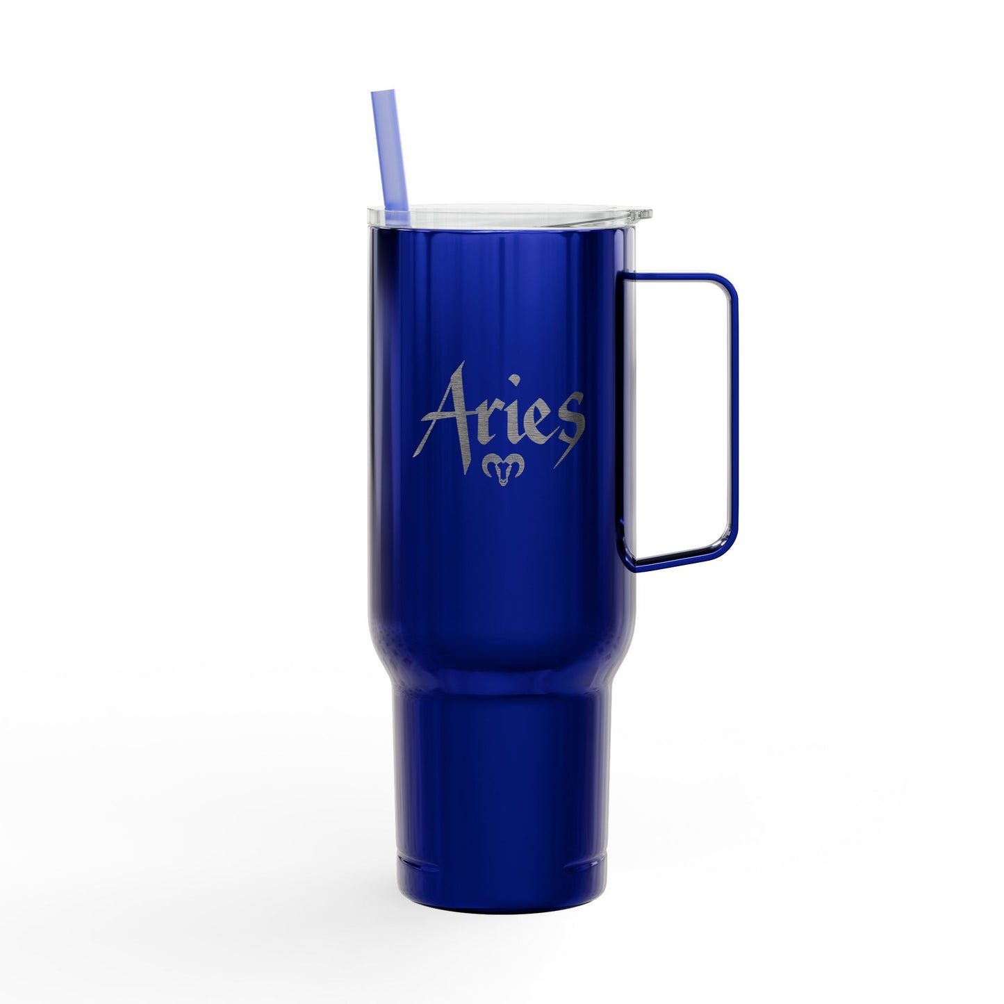 Cosmic Aries Signatures ✨ 40oz Engraved Zodiac Tumbler