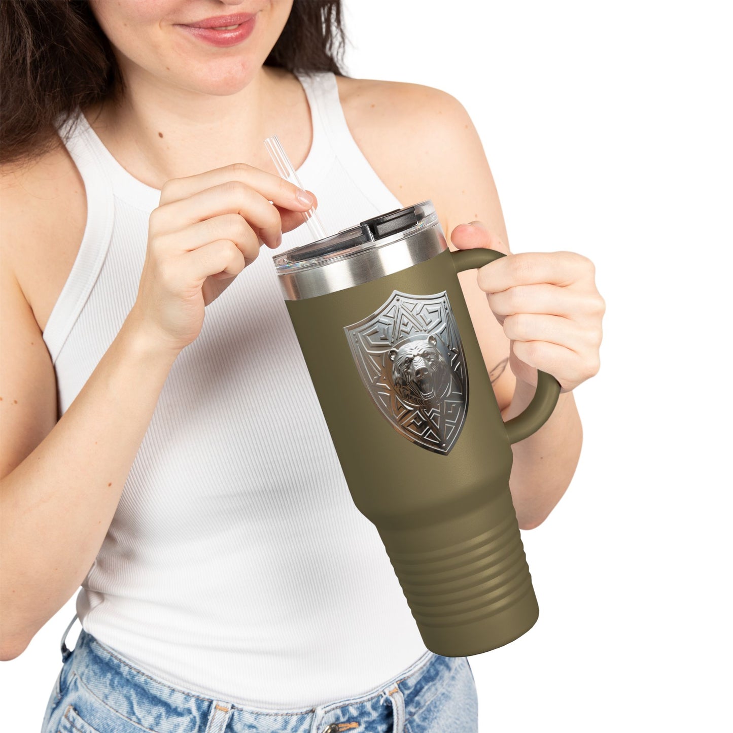 🤍 Enchanted Emblem Travel Tumbler 🤍