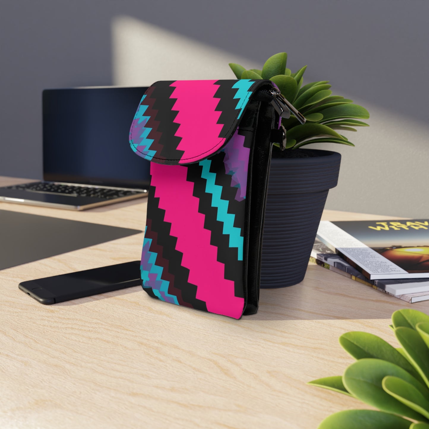 👜🌟 The Razzle-Dazzle Pocket Prism™ Cell Phone Wallet ✨💼🌈