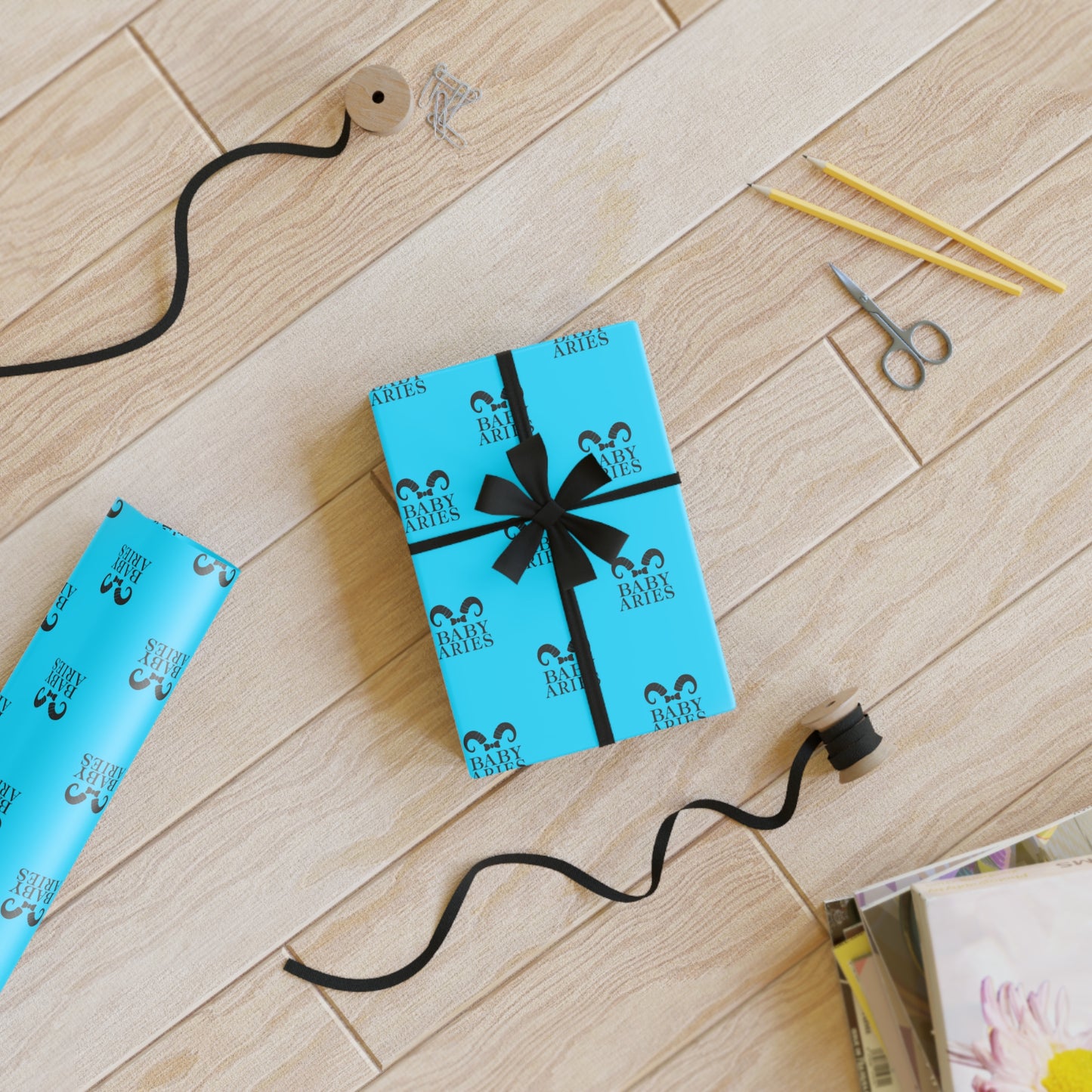 ♈ Baby Aries Wrapping Paper | The Enchanted Wrap™ Collection ♡