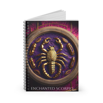 🦂✨ Enchanted Scorpio Zodiac Journal – A Mysterious Notebook for Intuitive Souls & Deep Thinkers ♏📖