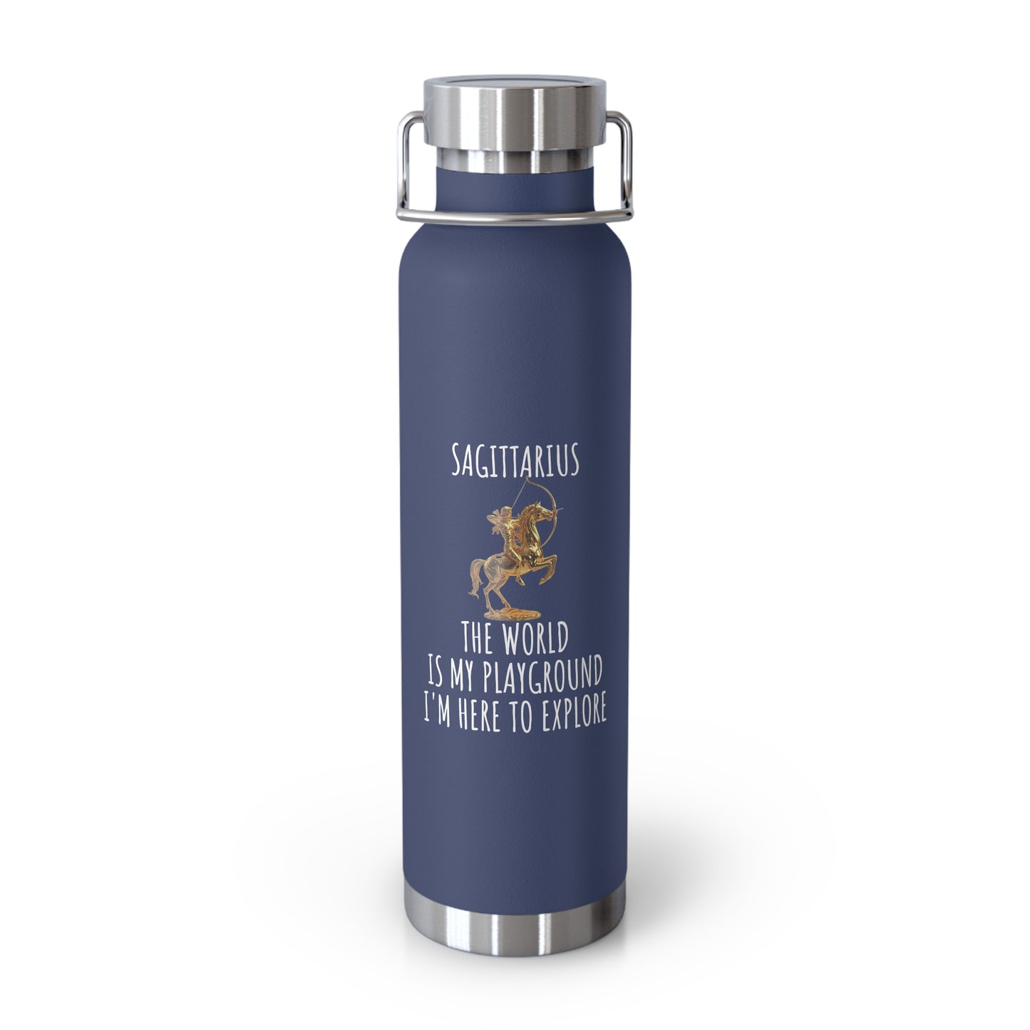 ✨🔮 Enchanted Sagittarius Copper Insulated Bottle – 22oz of Temperature Magic! 🔮✨
