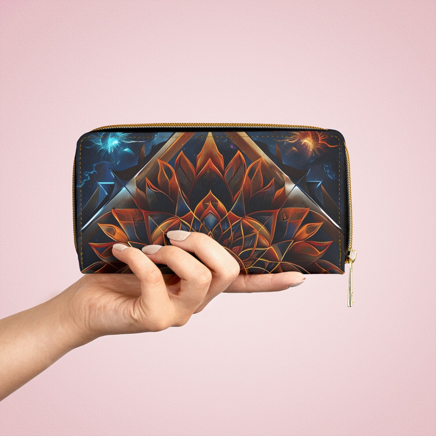 💎✨ Mystical Magic: The Enchanted Zippered Wallet of Elegance & Wonder 🔮💖🌙