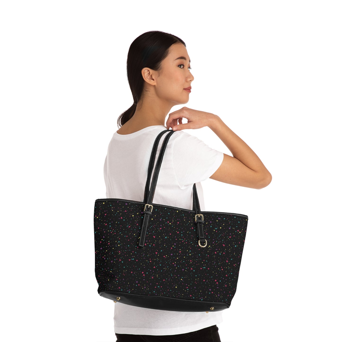 👜✨ The Razzle-Dazzle Double Vision™ PU Leather Shoulder Bag ✨👜🌈