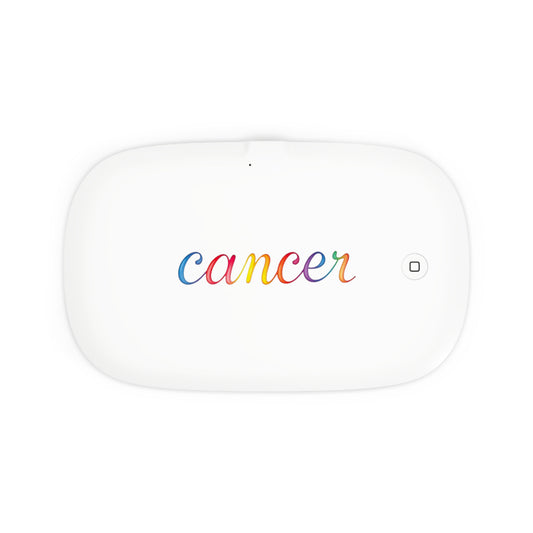 ♋ Aurora UV Phone Sanitizer & Fast Wireless Charging Pad – Cancer Edition 🌊♋