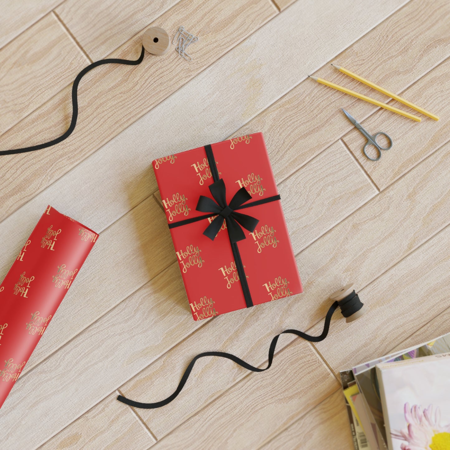 🎄✨ Enchanted Christmas Wrapping Paper – Holiday Magic in Every Fold 🎁❄️🌟