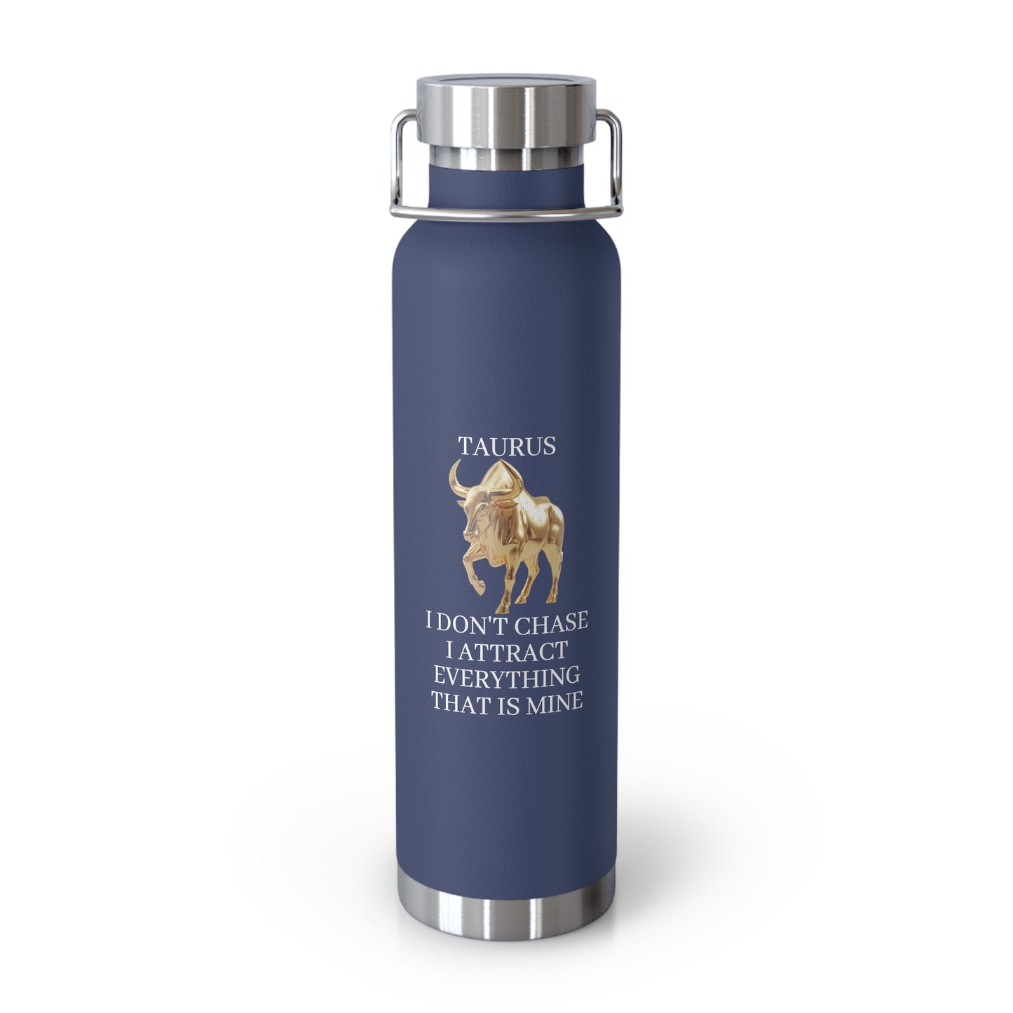 ✨🔮 Enchanted Taurus Copper Insulated Bottle – 22oz of Temperature Magic! 🔮✨