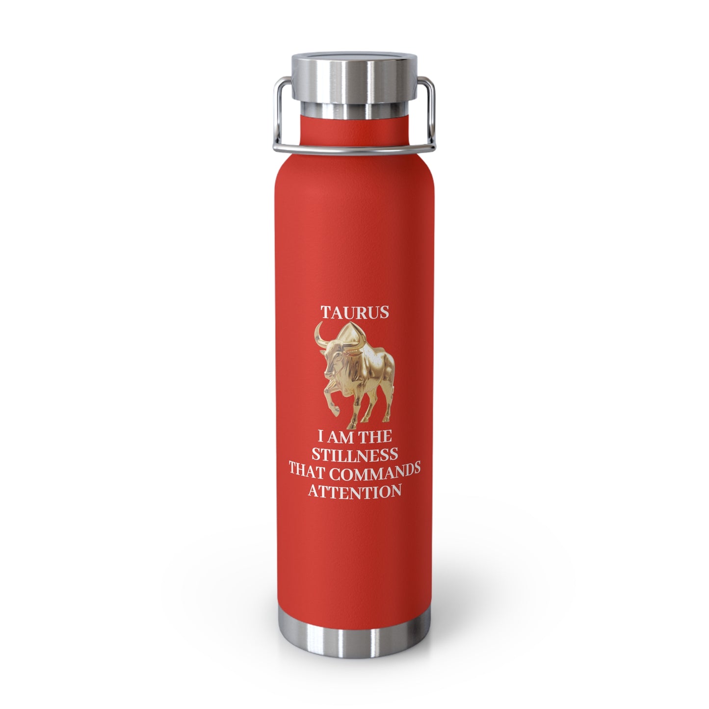 ✨🔮 Enchanted Taurus Copper Insulated Bottle – 22oz of Temperature Magic! 🔮✨