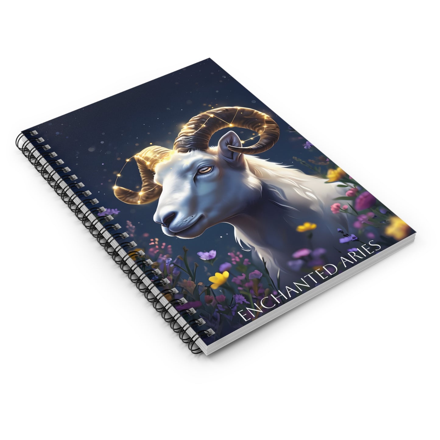 🔥🌟 Enchanted Aries Zodiac Journal – A Spirited Notebook for Bold Dreamers & Trailblazers ♈📖