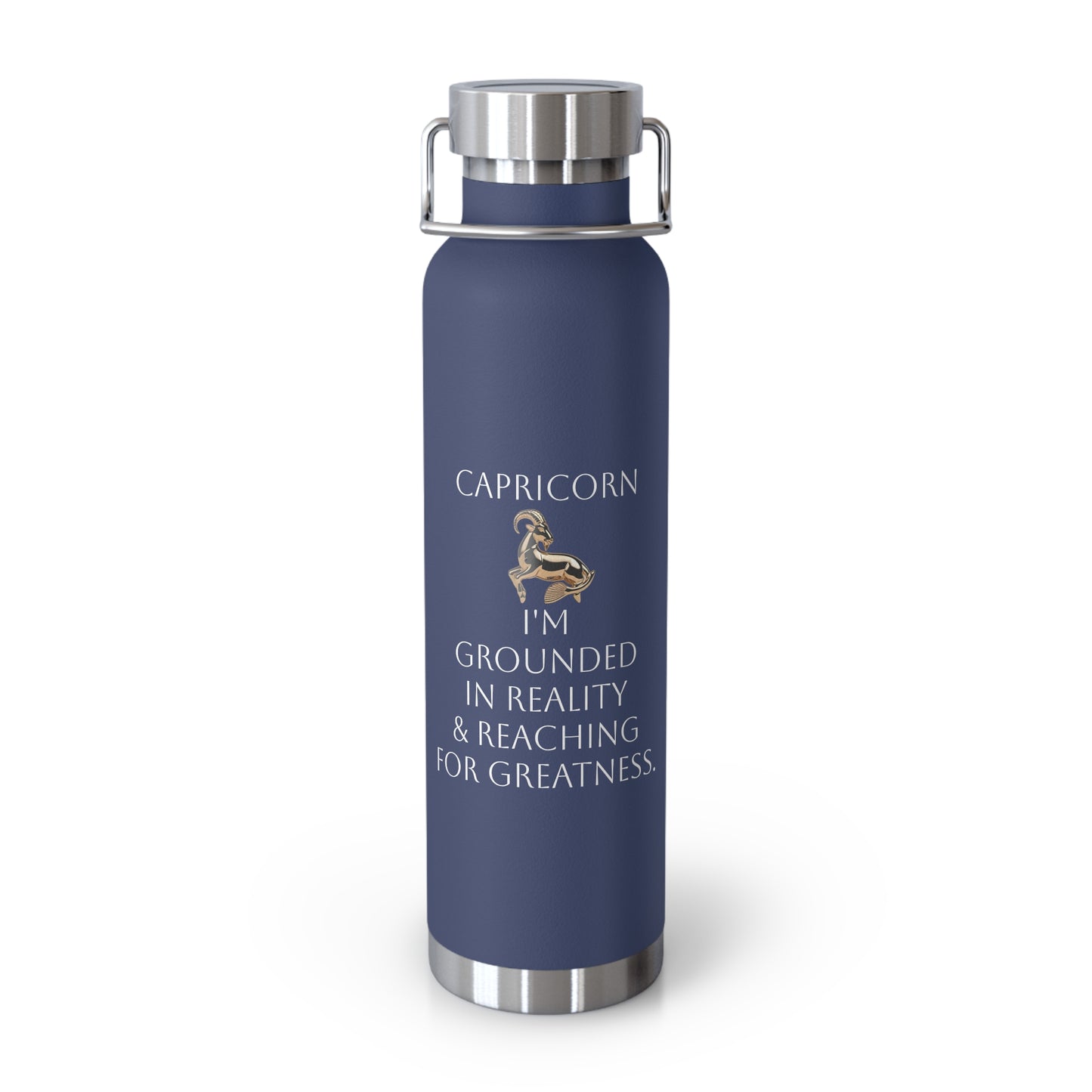 ✨🔮 Enchanted Capricorn Copper Insulated Bottle – 22oz of Temperature Magic! 🔮✨