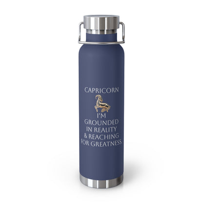 ✨🔮 Enchanted Capricorn Copper Insulated Bottle – 22oz of Temperature Magic! 🔮✨