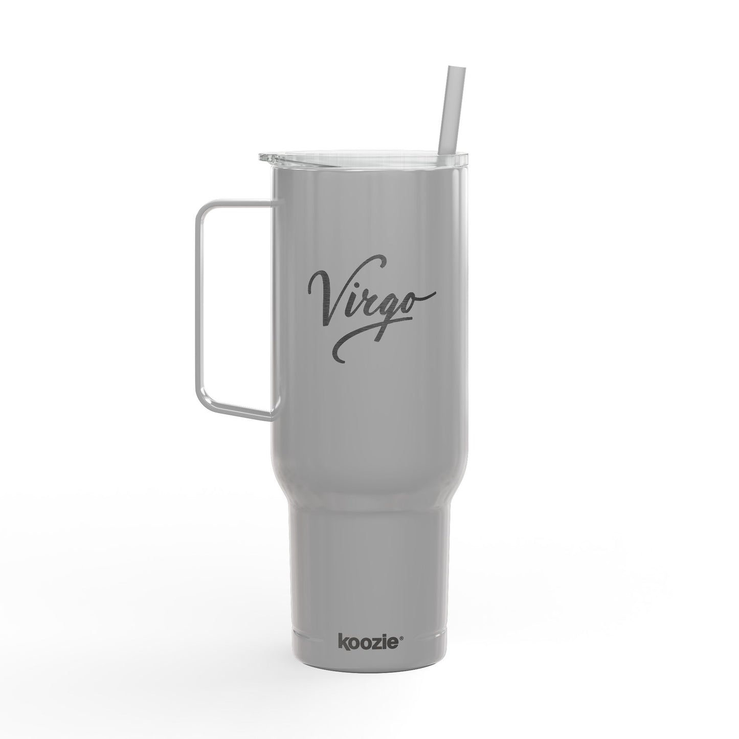 Cosmic Virgo Signatures ✨ 40oz Engraved Zodiac Tumbler