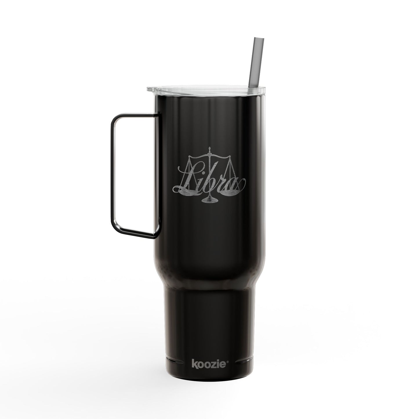 Cosmic Libra Signatures ✨ 40oz Engraved Zodiac Tumbler
