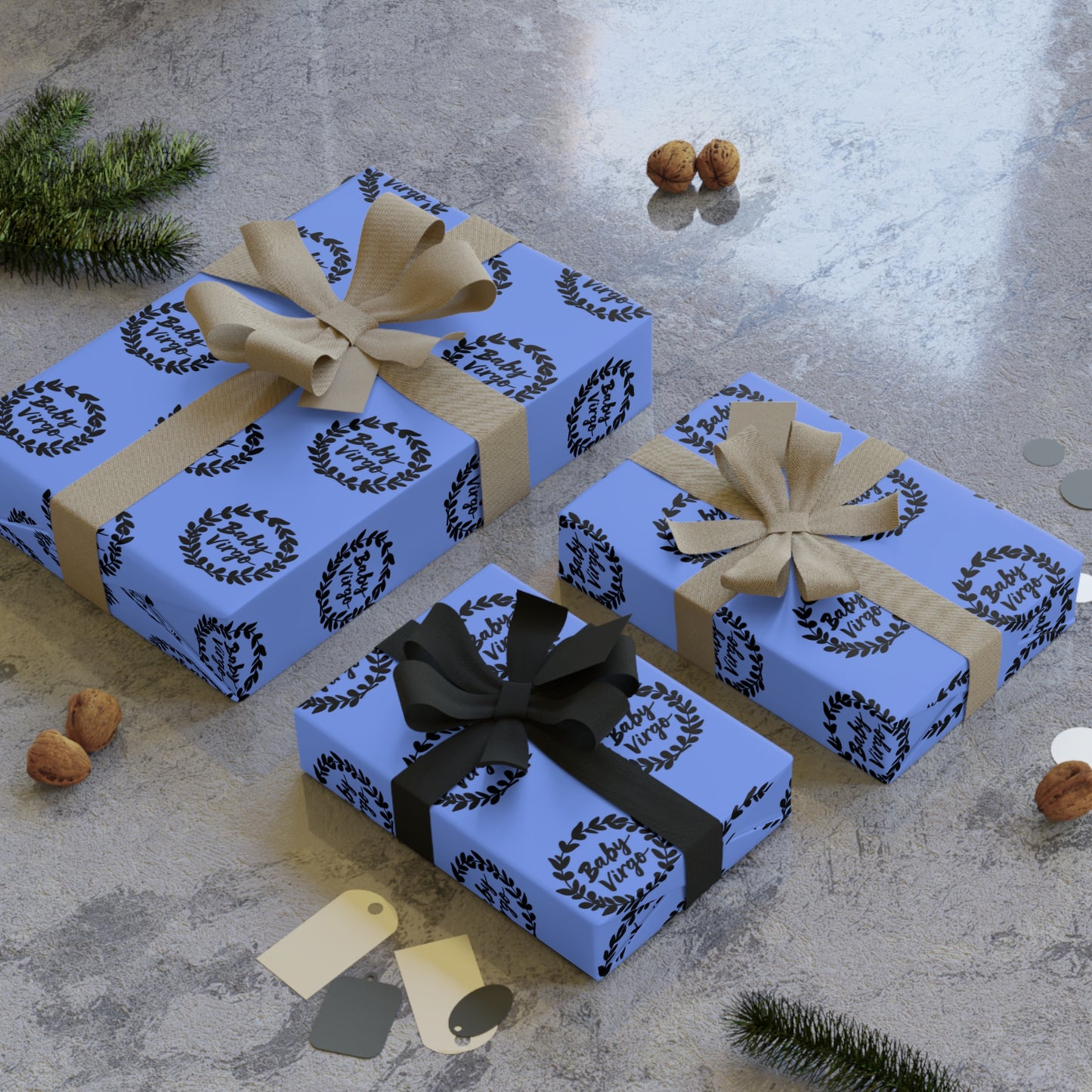 ♍ Baby Virgo Wrapping Paper | The Enchanted Wrap™ Collection ♡