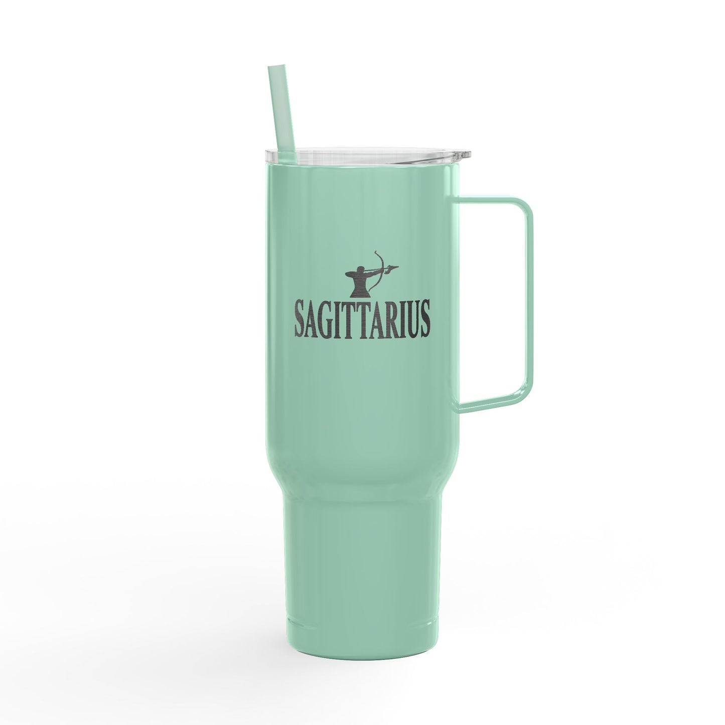 Cosmic Sagittarius Signatures ✨ 40oz Engraved Zodiac Tumbler