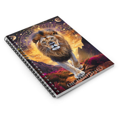 🦁✨ Enchanted Leo Zodiac Journal – A Radiant Notebook for Bold Hearts & Visionary Leaders ♌📖