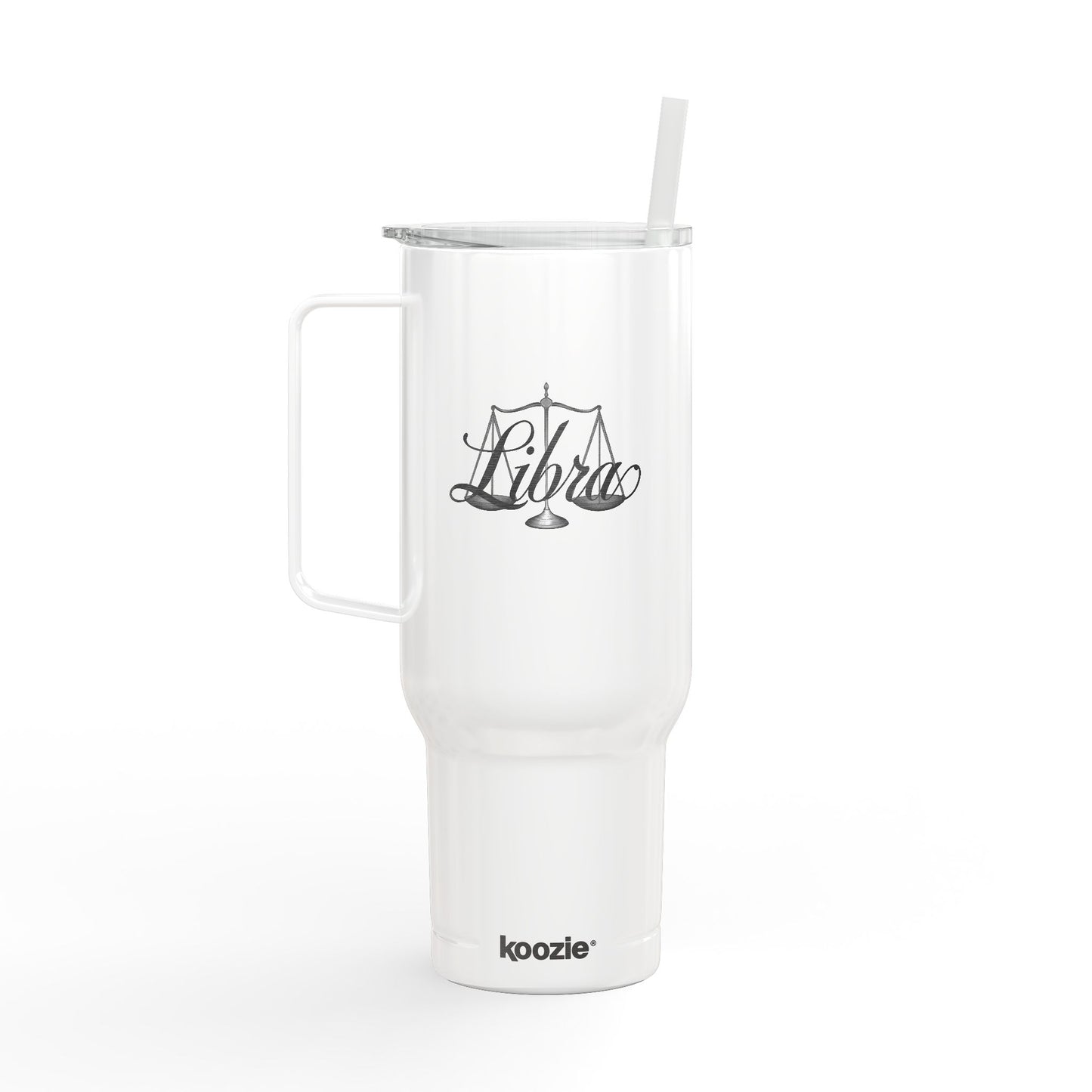 Cosmic Libra Signatures ✨ 40oz Engraved Zodiac Tumbler