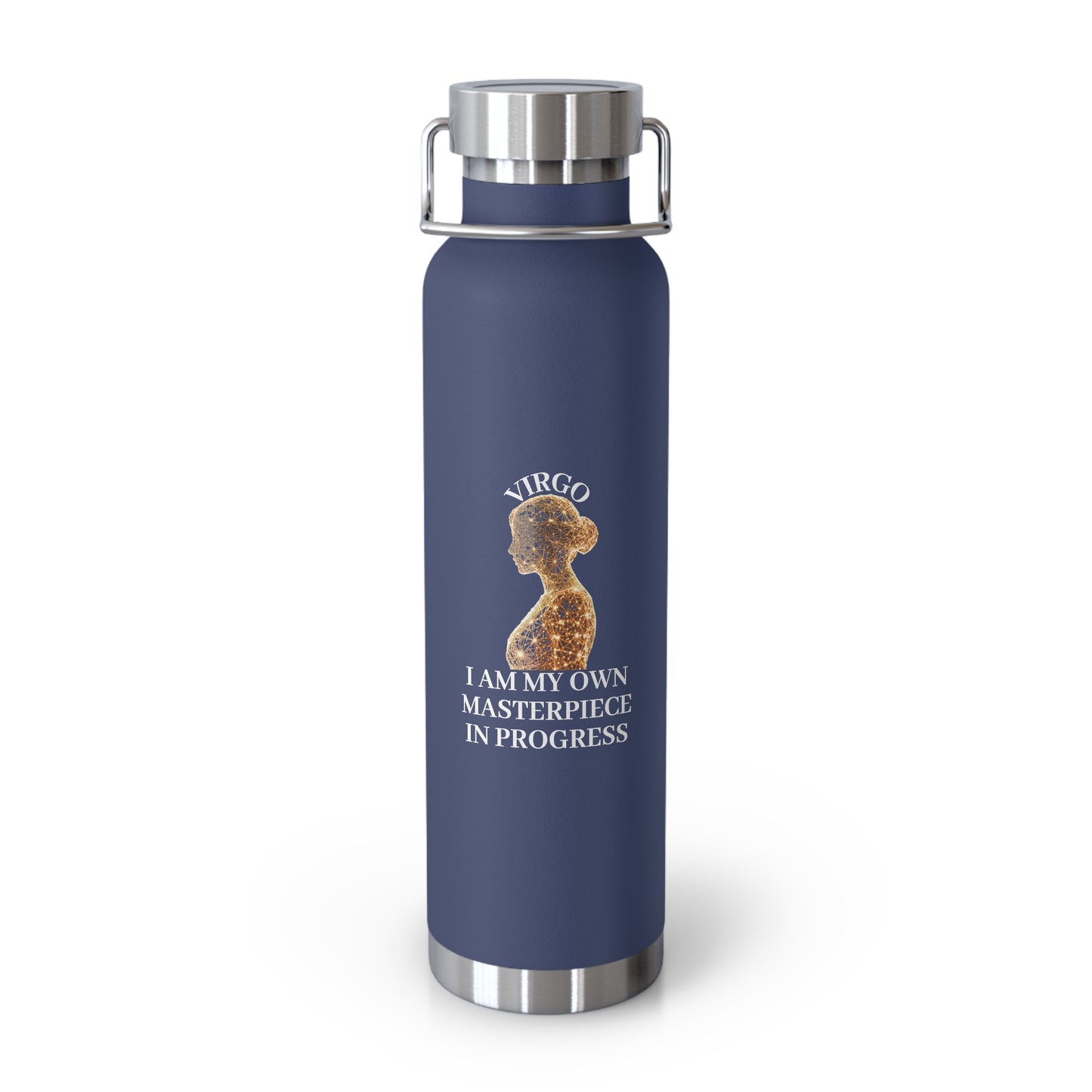 ✨🔮 Enchanted Virgo Copper Insulated Bottle – 22oz of Temperature Magic! 🔮✨
