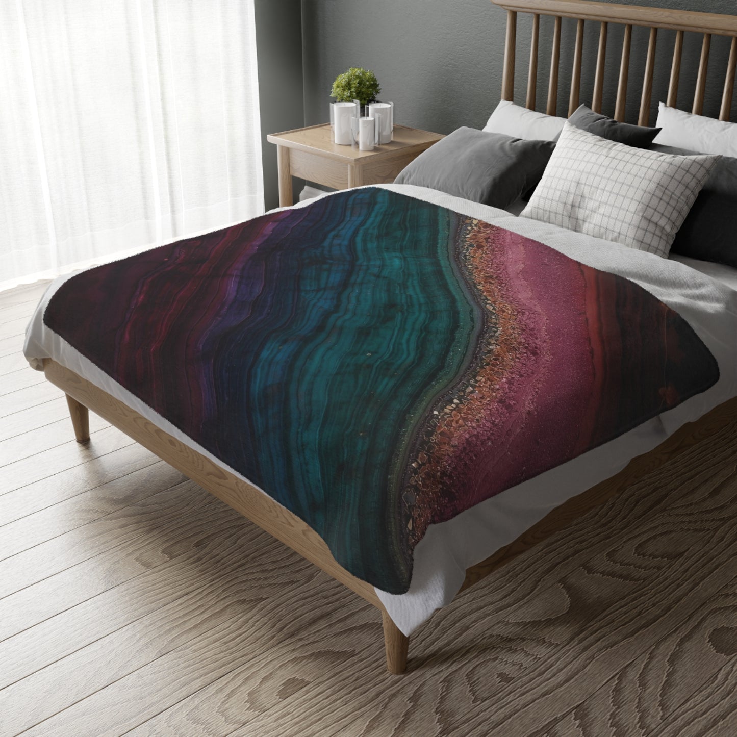 ✨🕯️ Enchanted Comfort: The Enchanted Nest Velveteen Microfiber Blanket – Each Design Can Only Be Purchased Once 🌙🛋️🪄