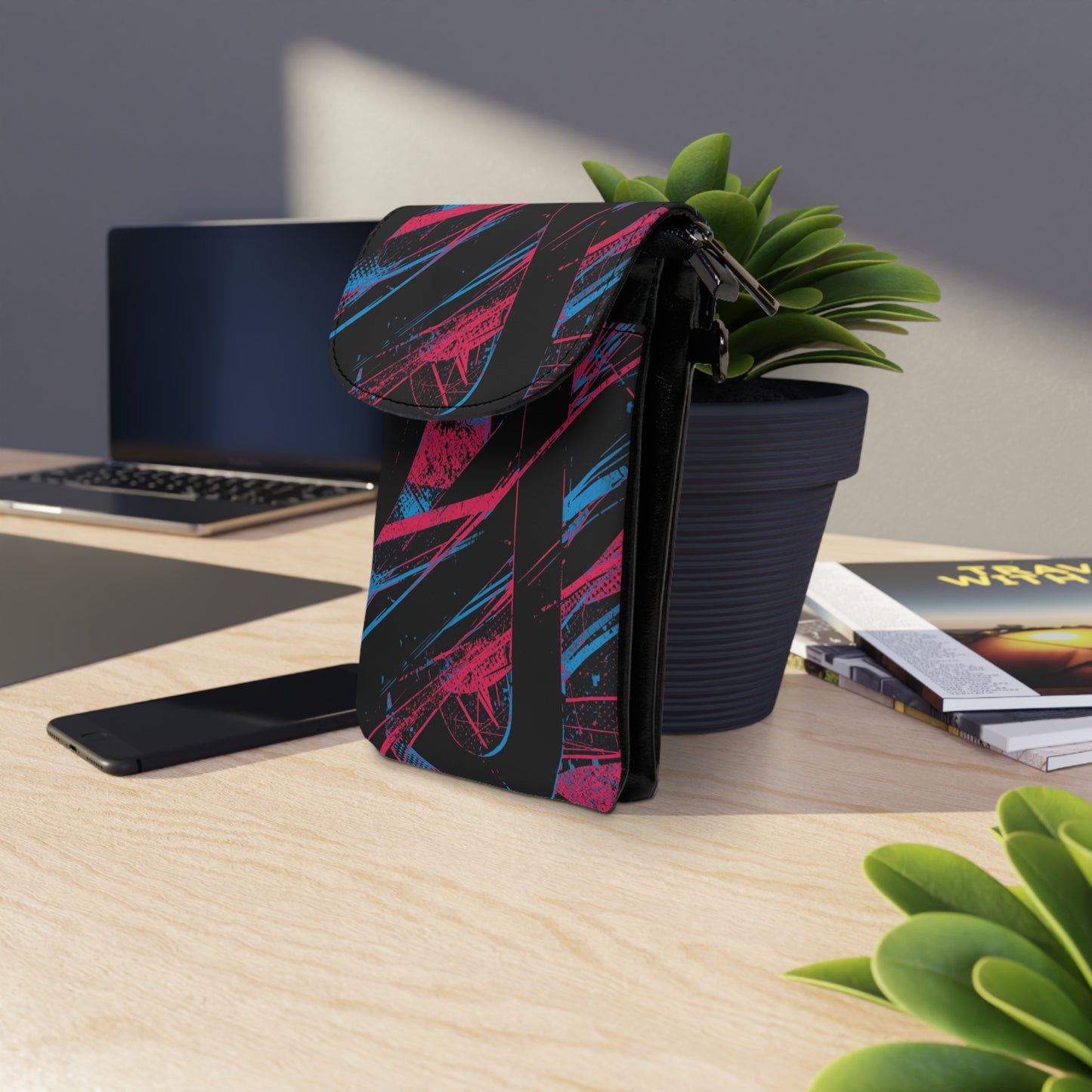 👜🌟 The Razzle-Dazzle Pocket Prism™ Cell Phone Wallet ✨💼🌈