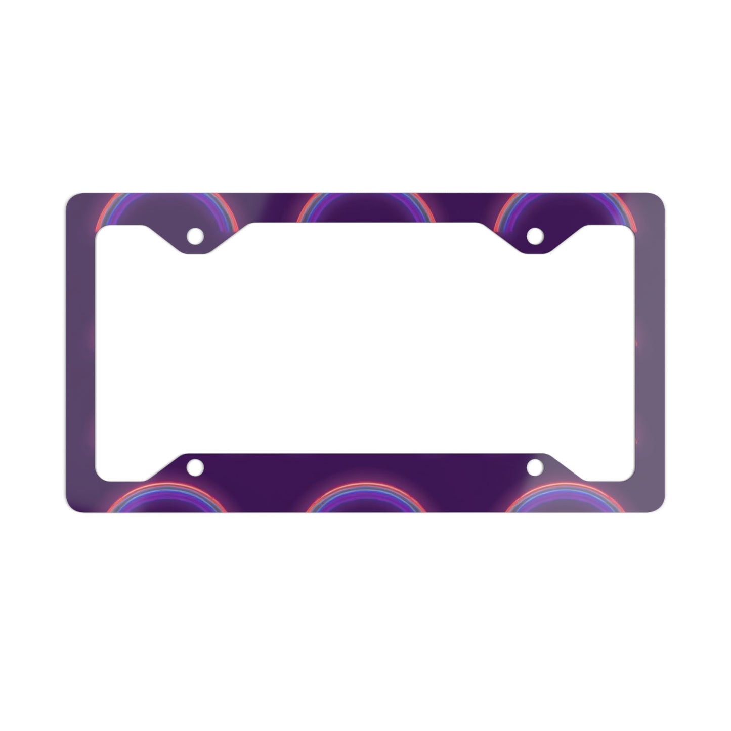 ✨🚗 The Enchanted Drive: Glossed Glory License Plate Frame – Luxury Custom Metal Accent 💎🌙