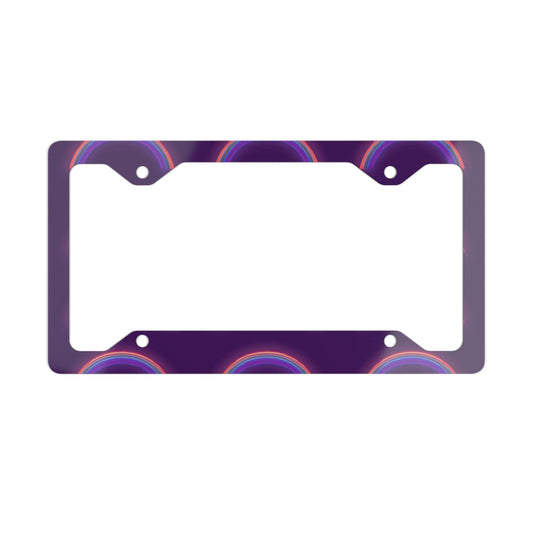 ✨🚗 The Enchanted Drive: Glossed Glory License Plate Frame – Luxury Custom Metal Accent 💎🌙