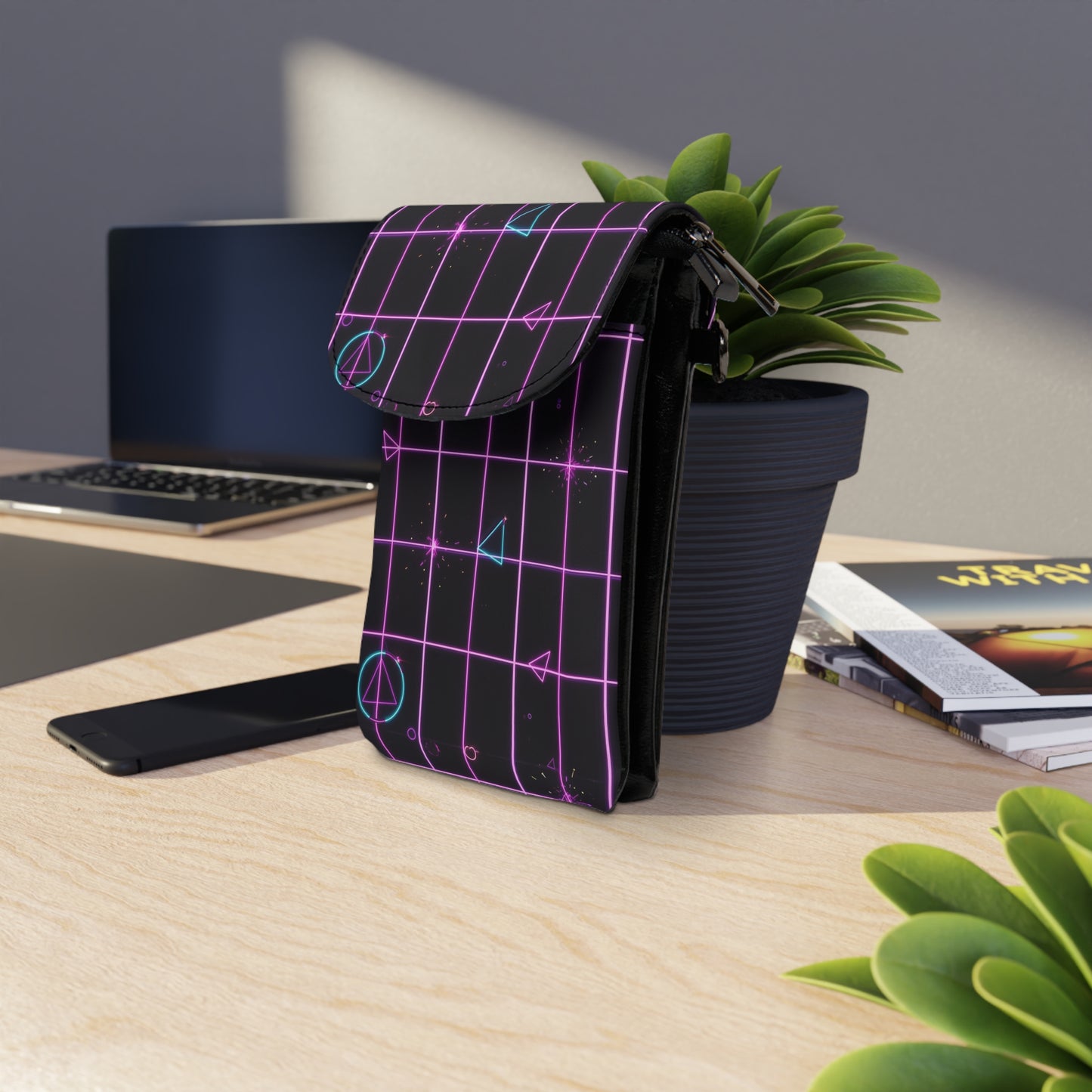 👜🌟 The Razzle-Dazzle Pocket Prism™ Cell Phone Wallet ✨💼🌈