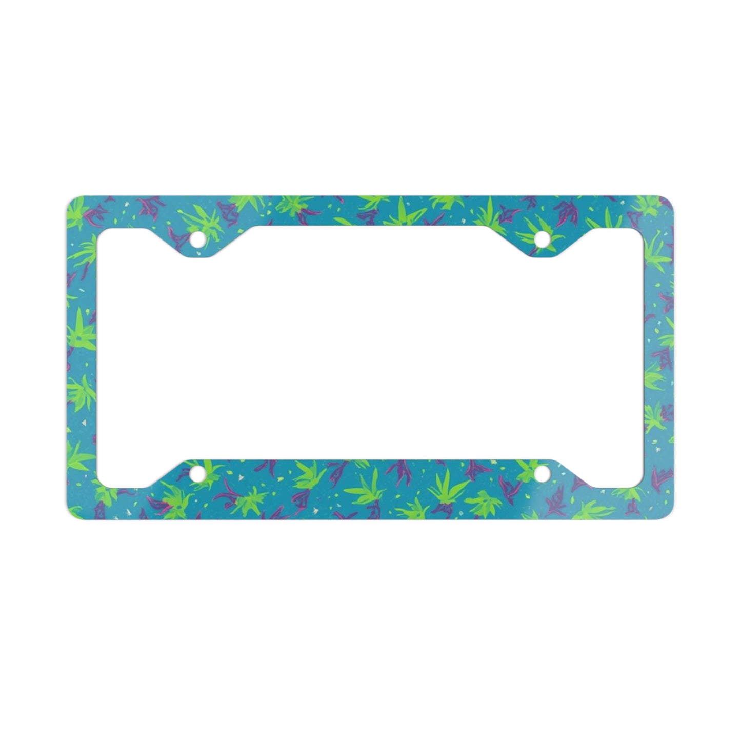 ✨🚗 The Enchanted Drive: Glossed Glory License Plate Frame – Luxury Custom Metal Accent 💎🌙