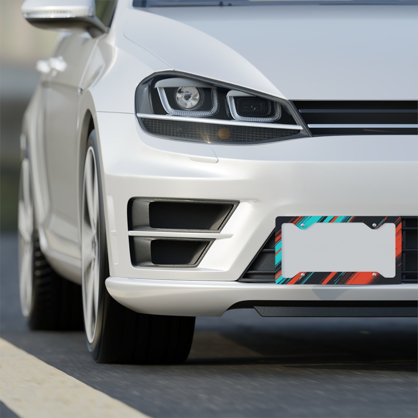✨🚗 The Enchanted Drive: Glossed Glory License Plate Frame – Luxury Custom Metal Accent 💎🌙