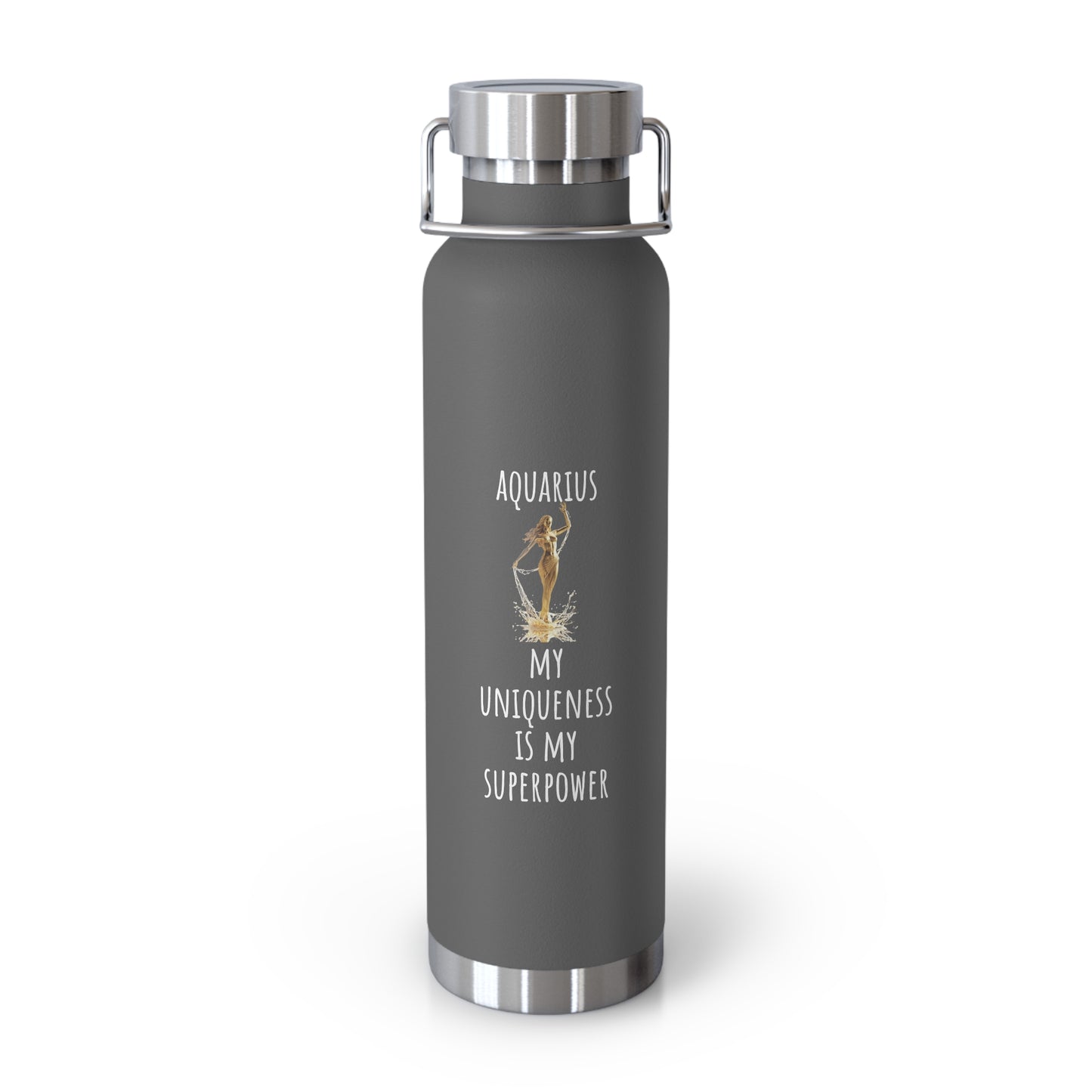 ✨🔮 Enchanted Aquarius Copper Insulated Bottle – 22oz of Temperature Magic! 🔮✨