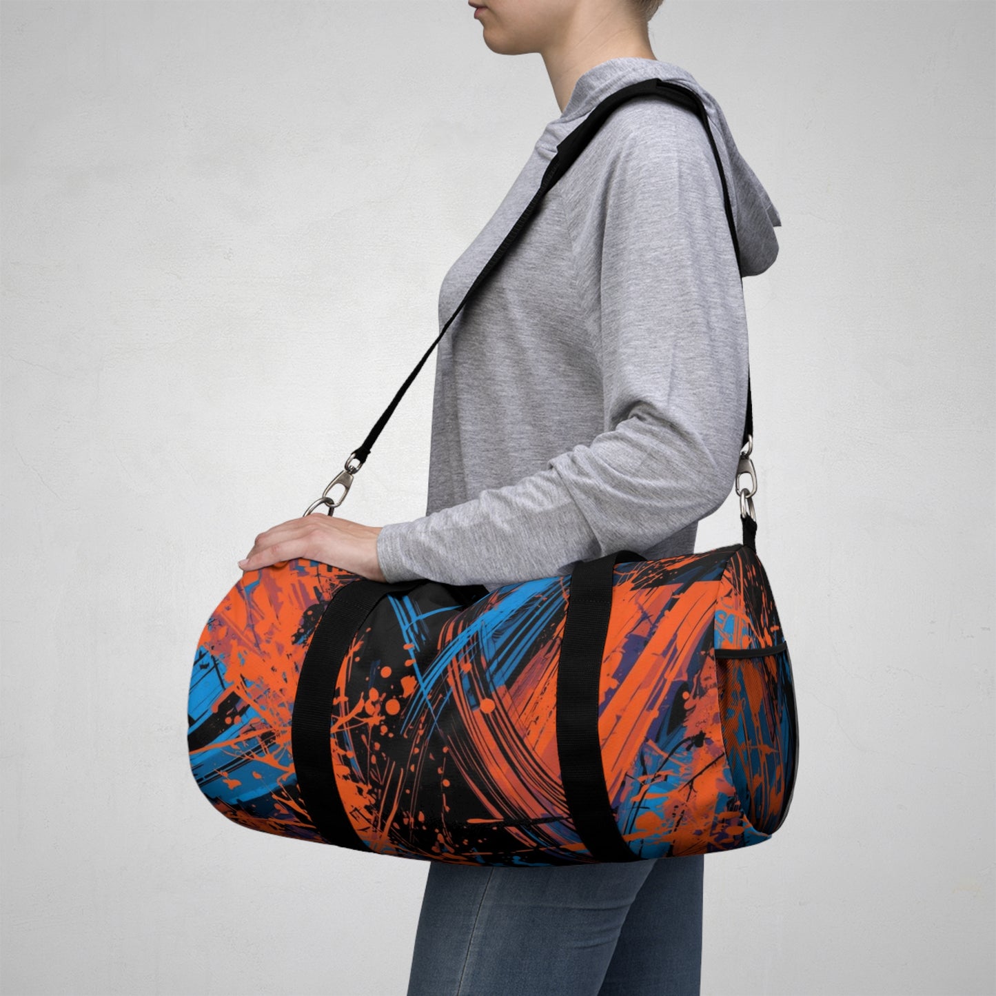 The Razzle-Dazzle Duffle Bag – One-of-a-Kind Design 🎨🔥