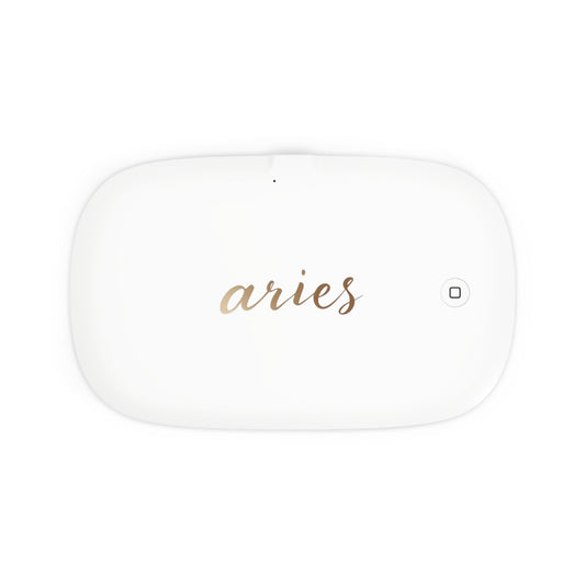 ♈ Aurora UV Phone Sanitizer & Fast Wireless Charging Pad – Aries Edition 🔥♈