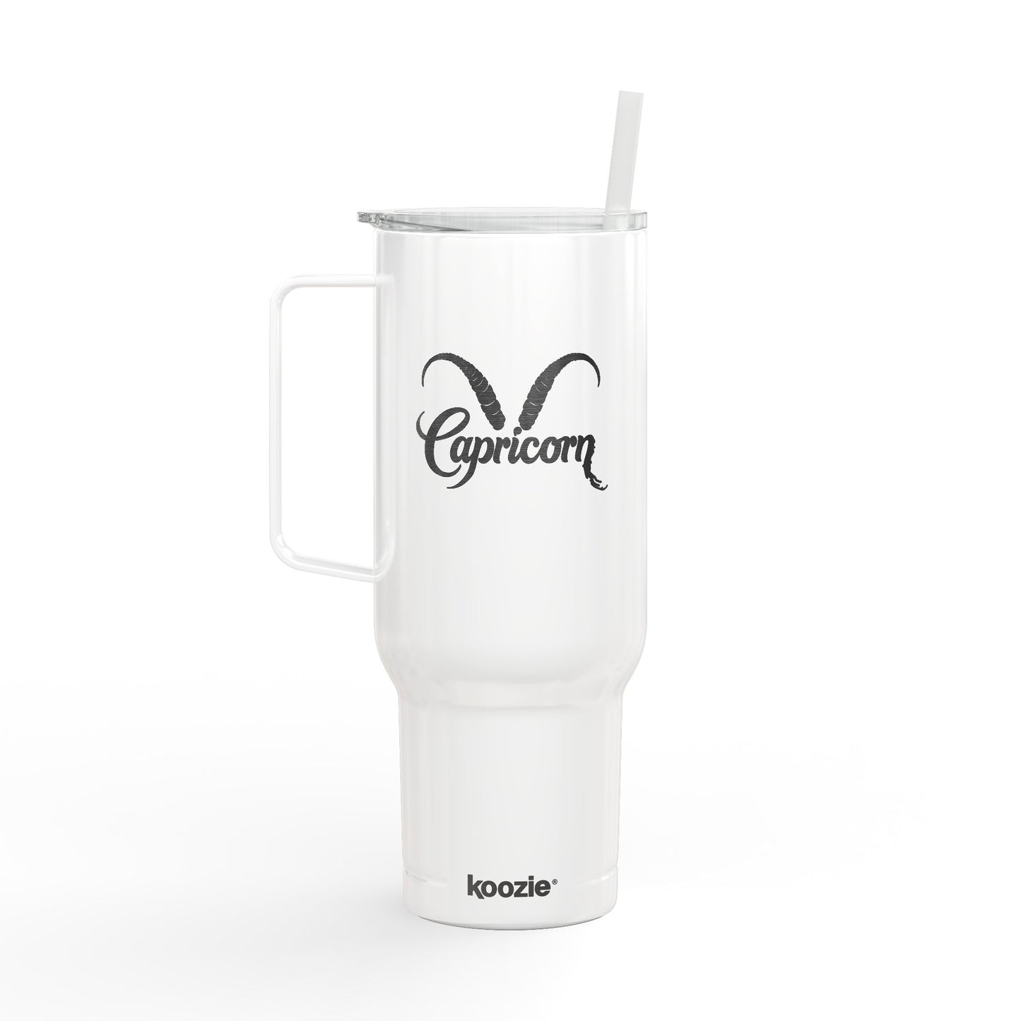 Cosmic Capricorn Signatures ✨ 40oz Engraved Zodiac Tumbler