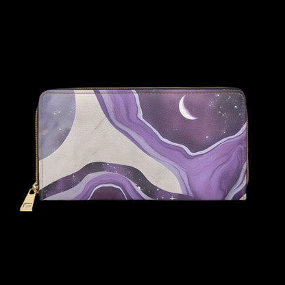 💎✨ Mystical Magic: The Enchanted Zippered Wallet of Elegance & Wonder 🔮💖🌙