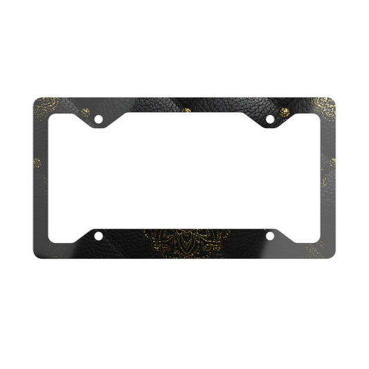 ✨🚗 The Enchanted Drive: Glossed Glory License Plate Frame – Luxury Custom Metal Accent 💎🌙