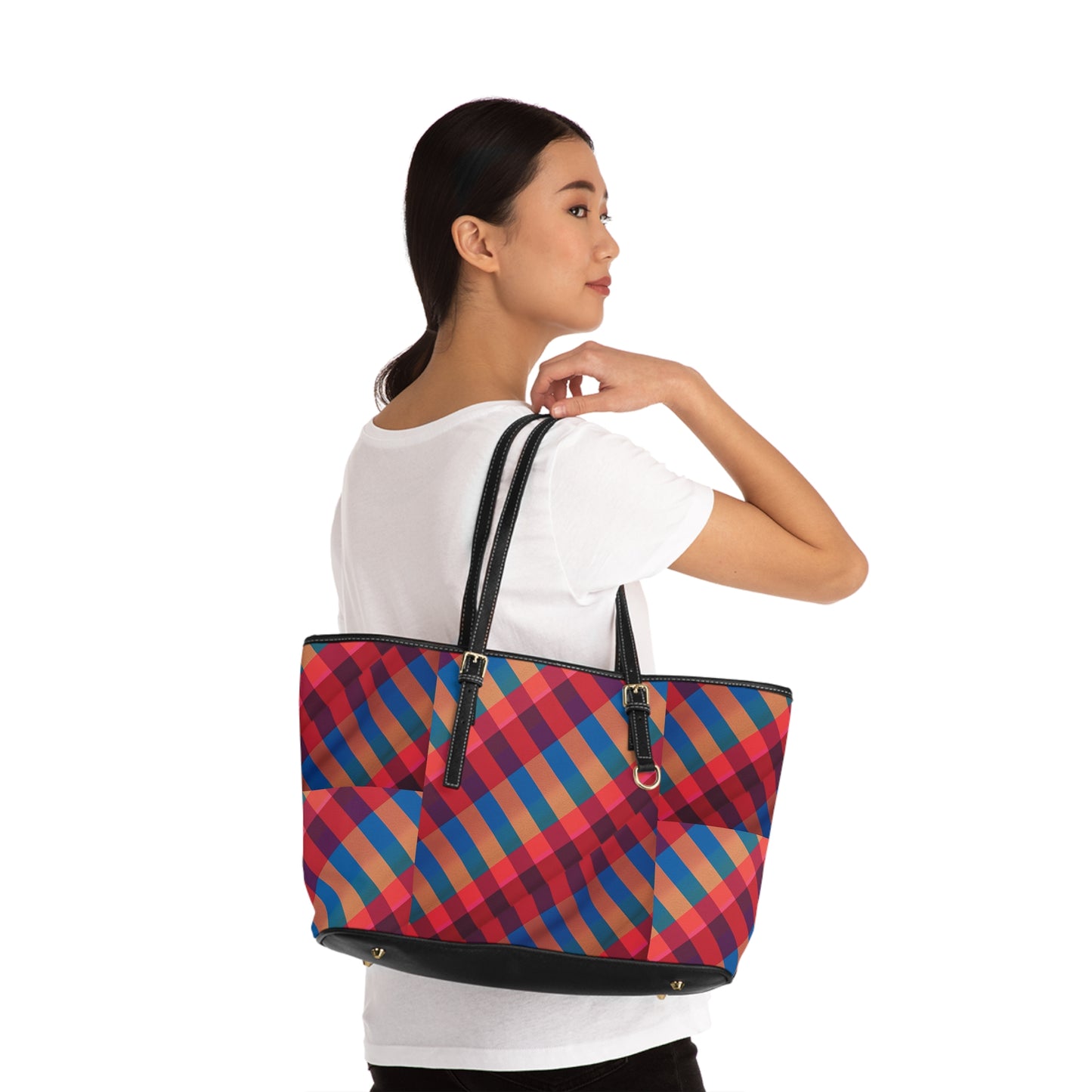 👜✨ The Razzle-Dazzle Double Vision™ PU Leather Shoulder Bag ✨👜🌈