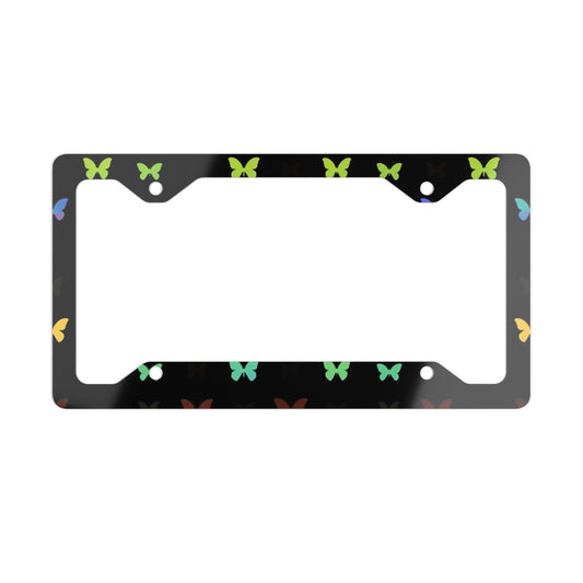 ✨🚗 The Enchanted Drive: Glossed Glory License Plate Frame – Luxury Custom Metal Accent 💎🌙