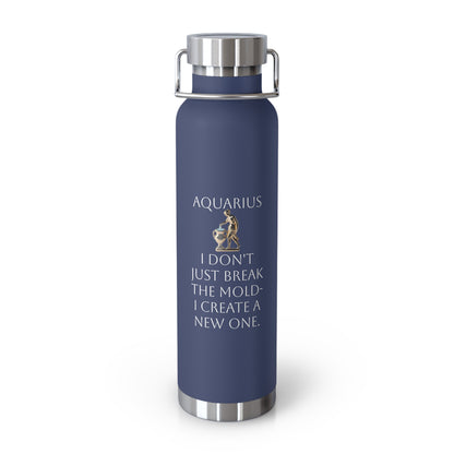 ✨🔮 Enchanted Aquarius Copper Insulated Bottle – 22oz of Temperature Magic! 🔮✨